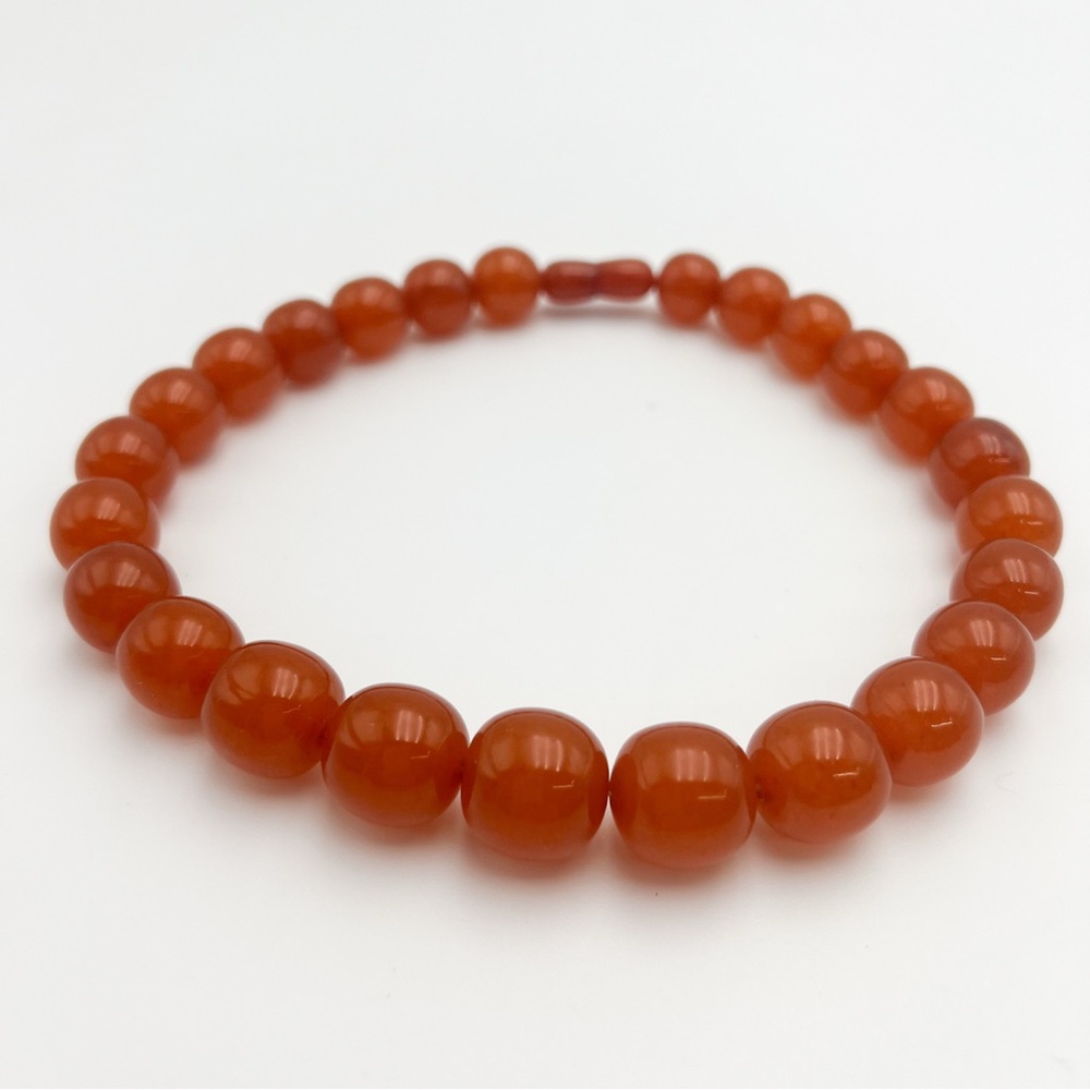 Vintage Butterscotch Lucite Choker Style Necklace